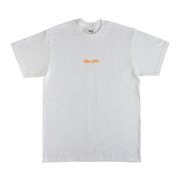 EXHIBITION OF DANCE TEE - WHITE & ORANGE