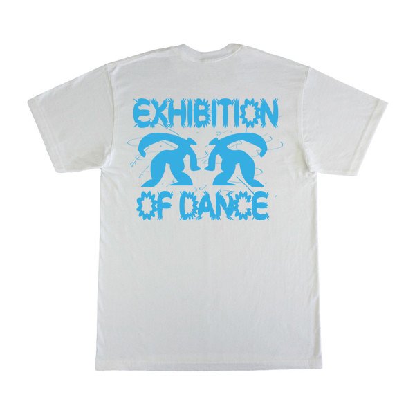 EXHIBITION OF DANCE TEE - WHITE & BLUE